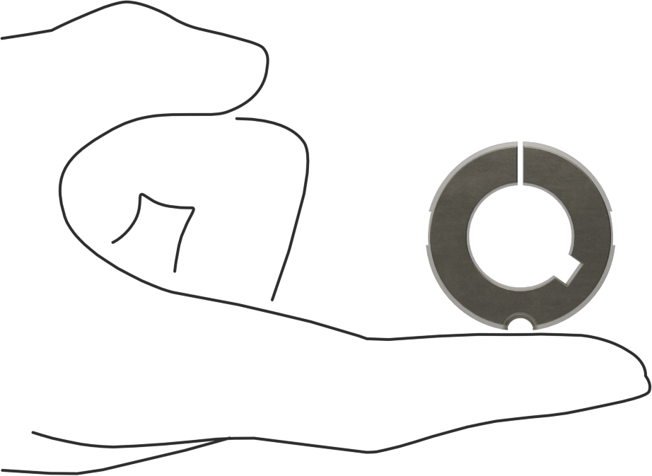 Konik Kilitli Burç, Model 1008, 3/4" Mil Çapı için