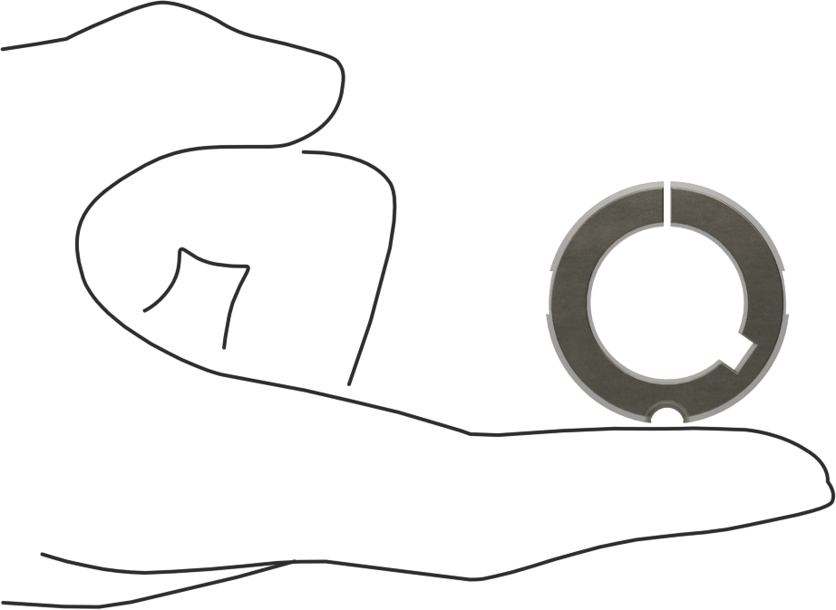 Konik Kilitli Burç, Model 1008, 7/8" Mil Çapı için
