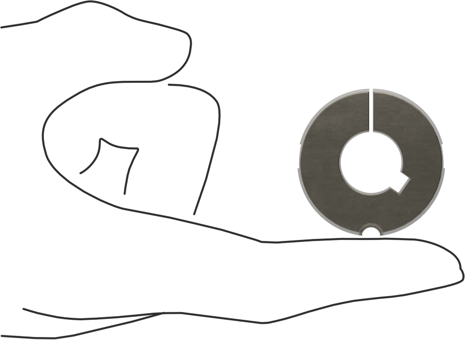 Konik Kilitli Burç, Stil 1108, 5/8" Mil Çapı için