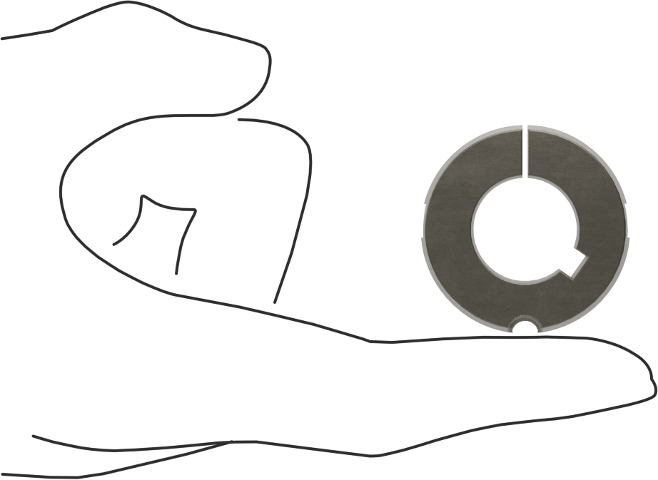 Konik Kilitli Burç, Stil 1108, 3/4" Mil Çapı için