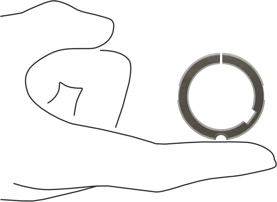 Konik Kilitli Burç, Stil 1108, 1-1/8" Mil Çapı için