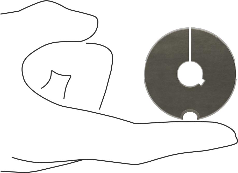 Konik Kilitli Burç, Stil 1210, 1/2" Mil Çapı için