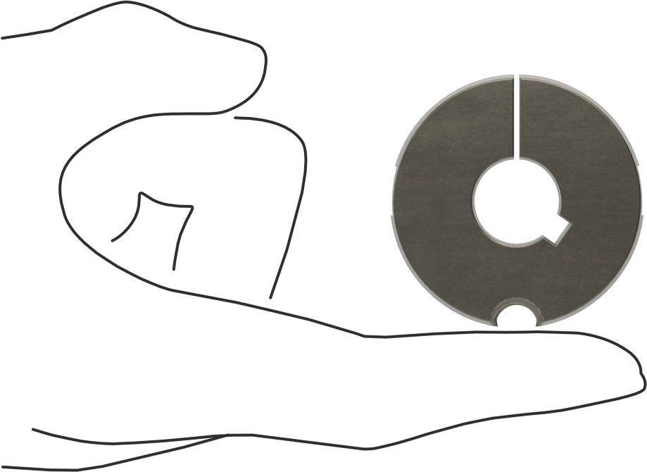 Konik Kilitli Burç, Stil 1210, 5/8" Mil Çapı için