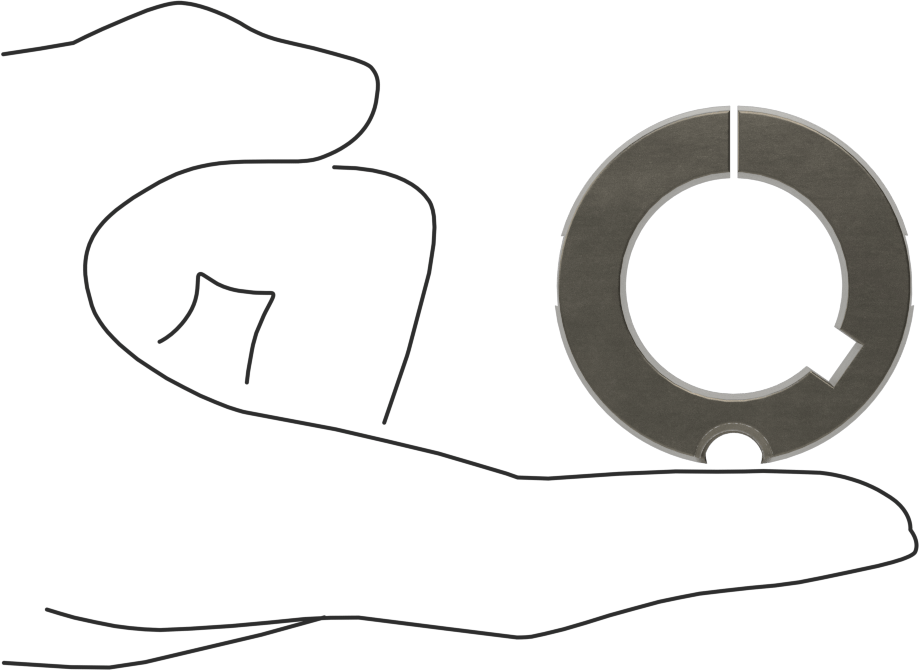 Konik Kilitli Burç, Stil 1210, 1-1/8" Mil Çapı için
