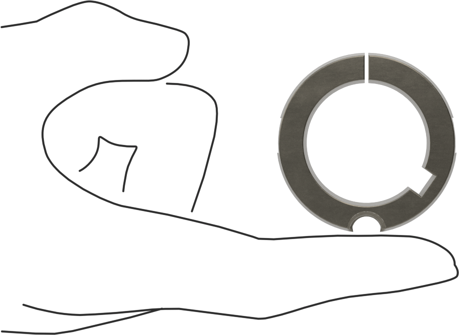 Konik Kilitli Burç, Stil 1210, 1-1/4" Mil Çapı için