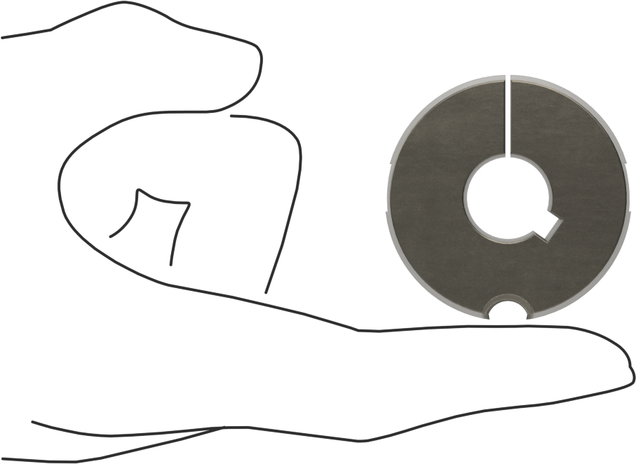 Konik Kilitli Burç, Stil 1215, 5/8" Mil Çapı için