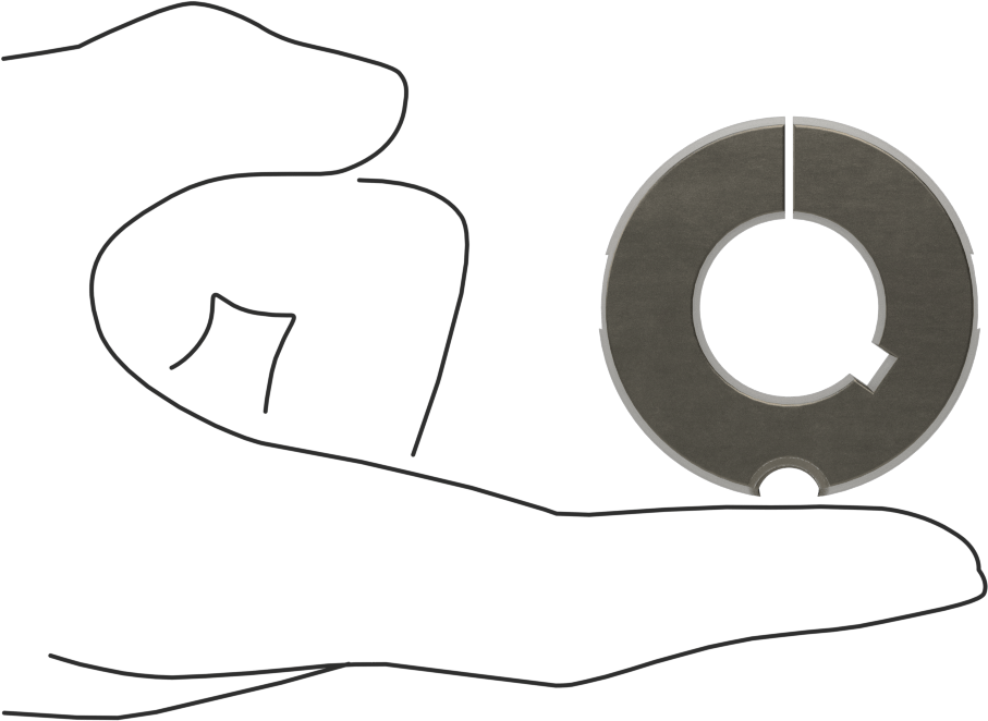 Konik Kilitli Burç, Stil 1215, 7/8" Mil Çapı için