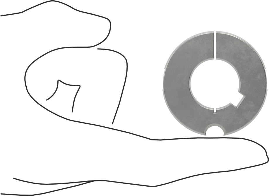 Konik Kilitli Burç, Stil 1210, 22 mm Mil Çapı için