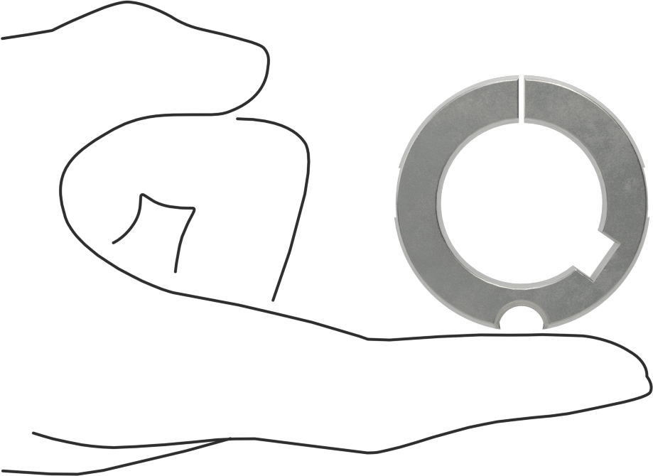 Konik Kilitli Burç, Stil 1210, 30 mm Mil Çapı için