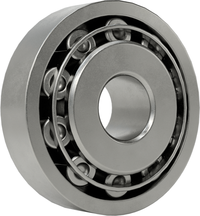 Çelik Halkalı Konik Makaralı Rulman, Ticaret No. A2037/A2126, 3/8" Mil Çapı