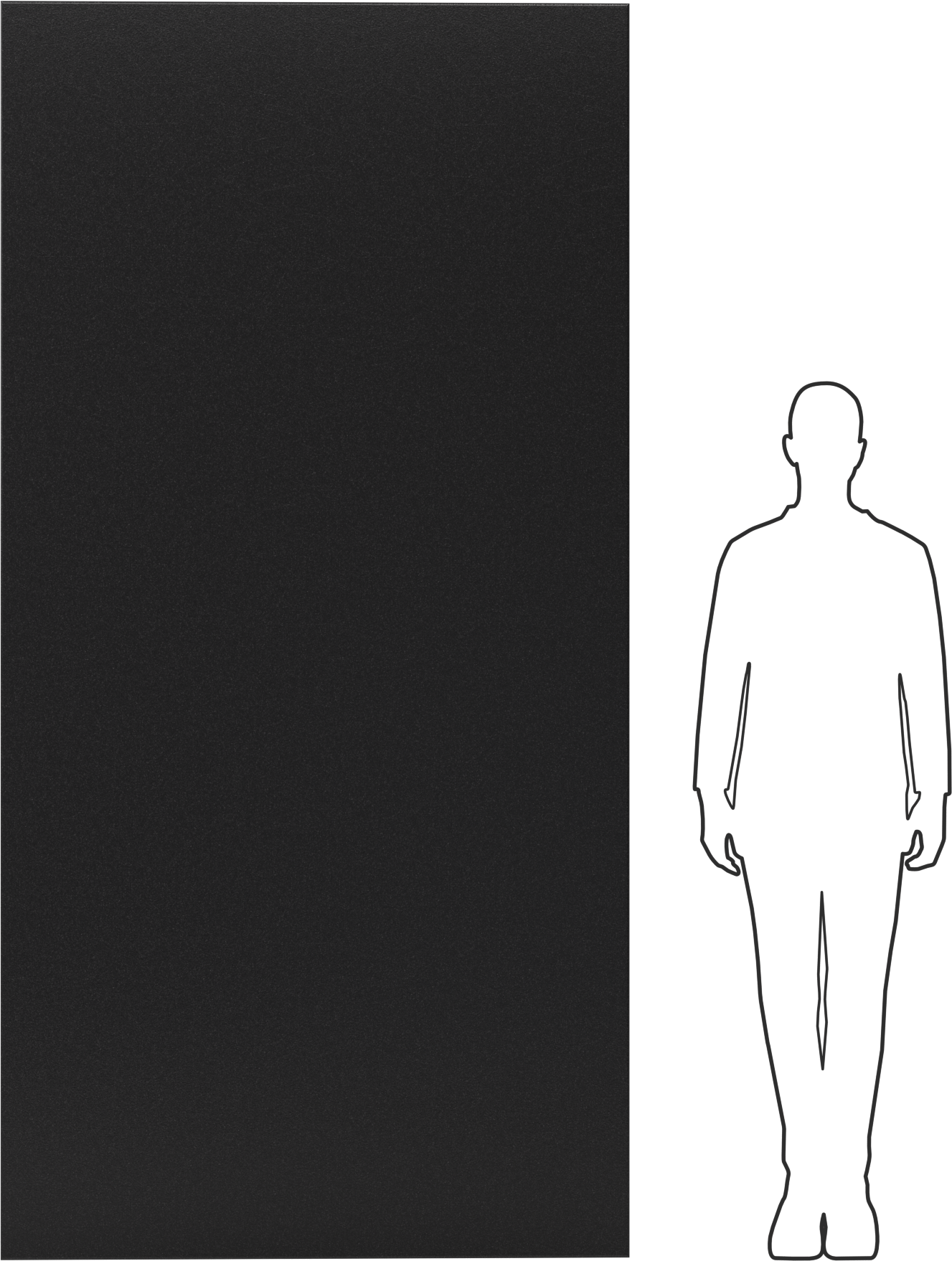 Geri Dönüştürülmüş Kaygan UHMW Polietilen Levha, Antistatik, 48" x 96", 3/4" Kalınlık