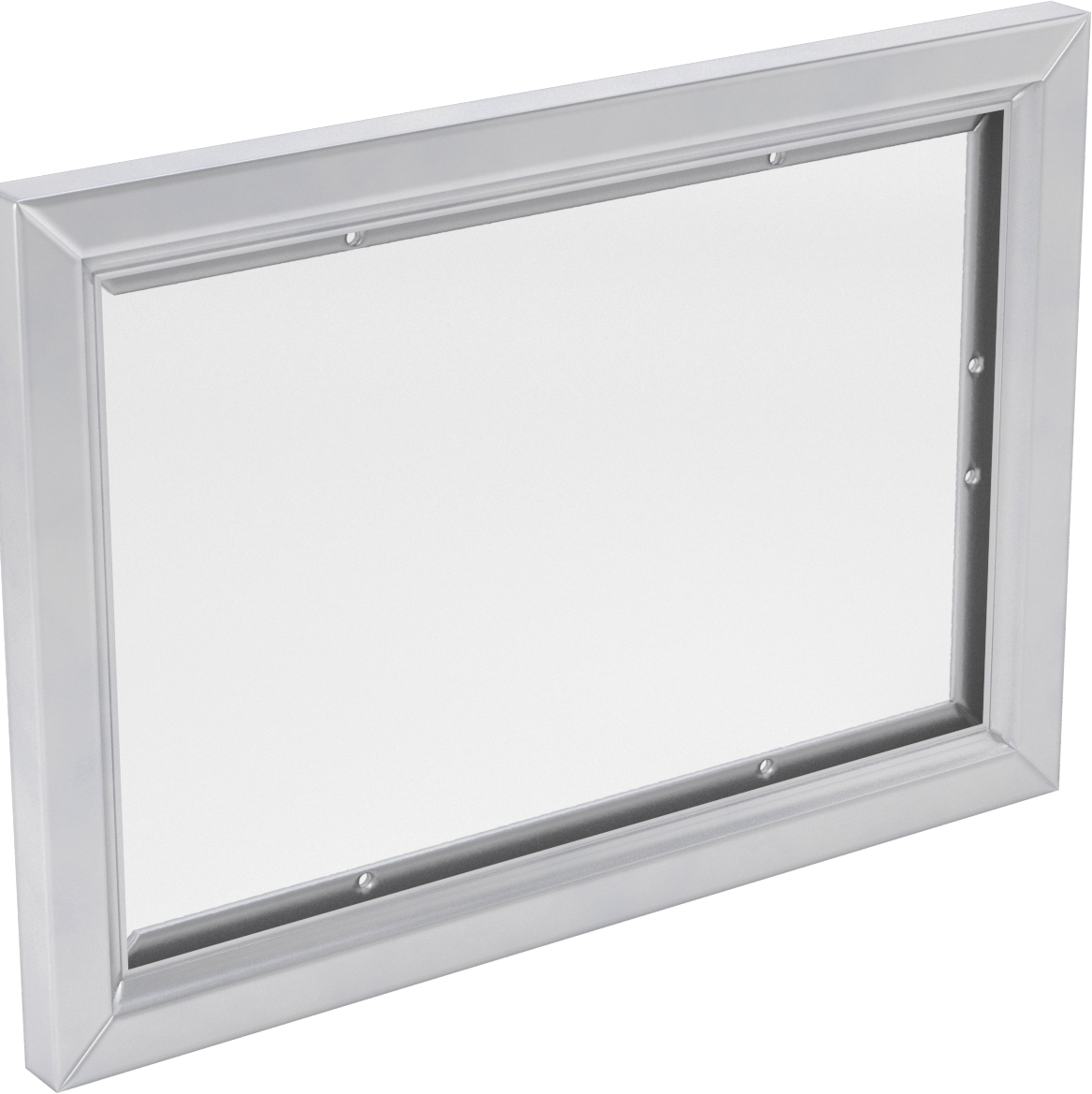 Kayan Çerçeveli Tabela Tutucu, Alüminyum, 6“ Yükseklik x 9” Genişlik Maksimum Tabela için