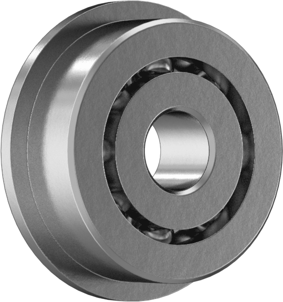 Rulman, Flanşlı, Açık, Ticaret No. R1-5, 3/32" Mil Çapı için