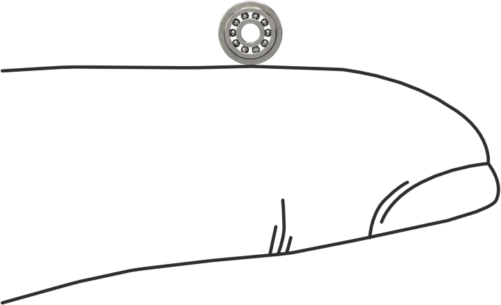 Rulman, Flanşlı, Açık, Ticaret No. 681, 1,5 mm şaft çapı için