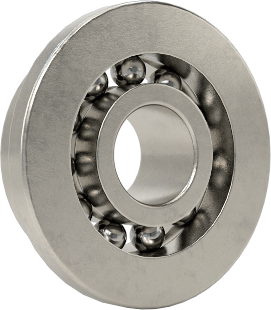 Rulman, Flanşlı, Açık, Ticaret No. 52, 2 mm Mil Çapı için
