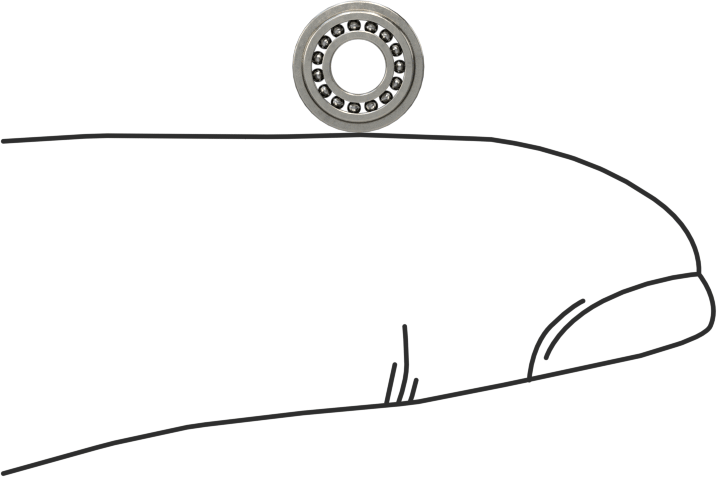 Rulman, Flanşlı, Açık, Ürün No. 63, 3 mm Mil Çapı için