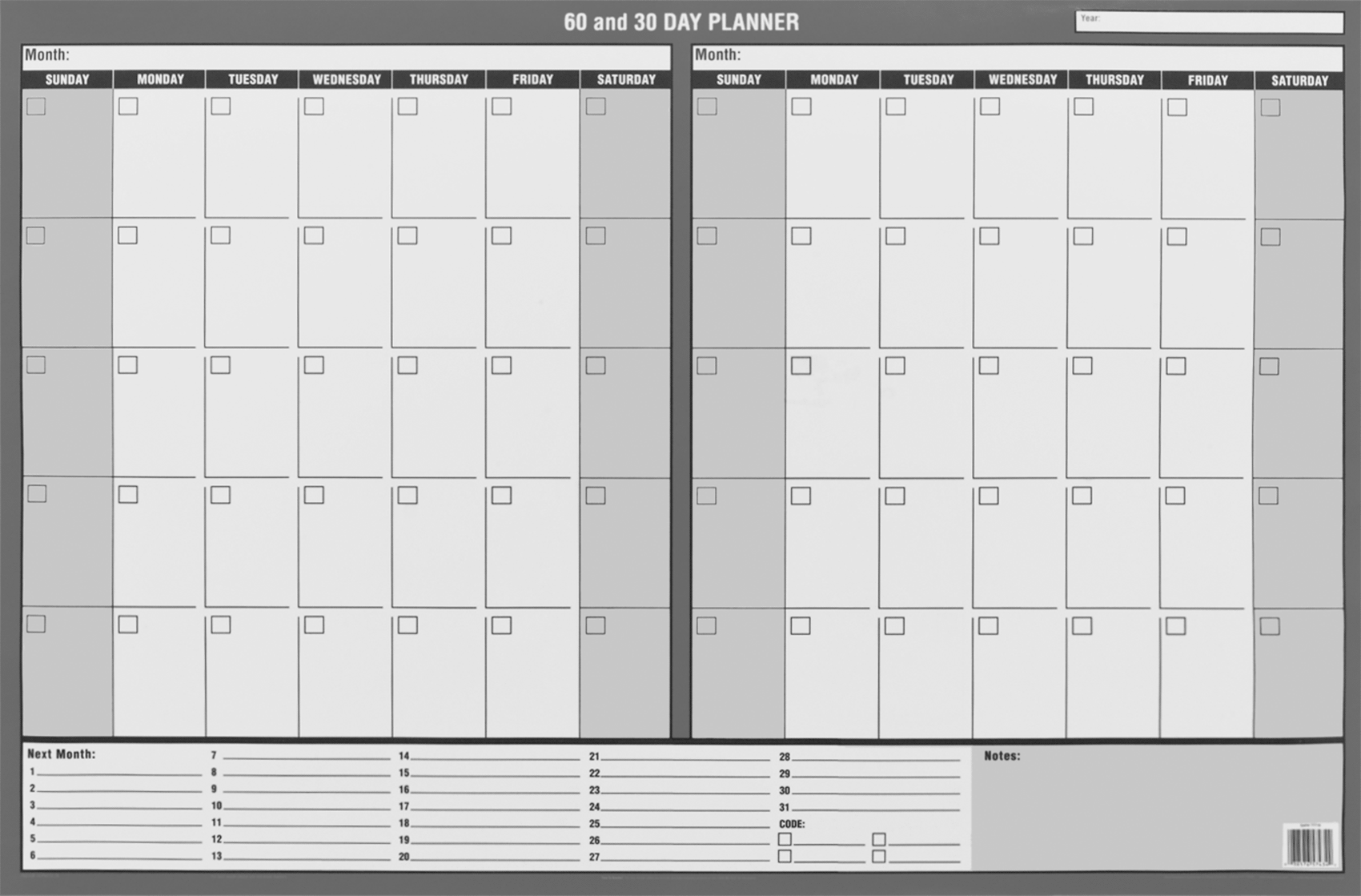 30 and 60 Days (Back)