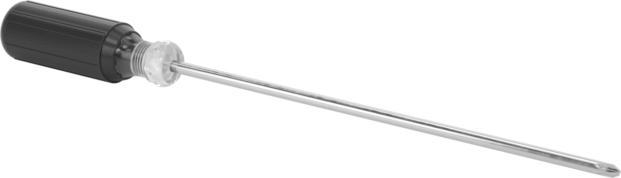 Yastıklı Tutamaklı Tornavida, Numara 2 Phillips Tahrik, 14-1/4" Toplam Uzunluk