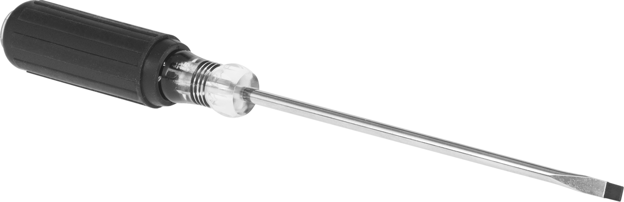 Yastıklı Tutamaklı Tornavida, 1/8" Yivli Tahrik, 6-3/4" Toplam Uzunluk