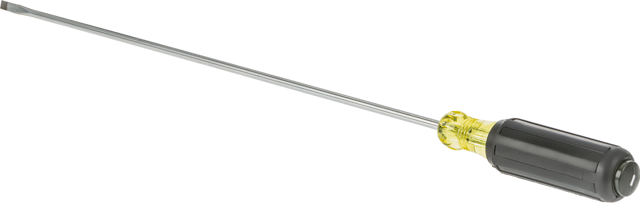 Yastıklı Tutamaklı Tornavida, 1/8" Yivli Tahrik, 10-3/4" Toplam Uzunluk