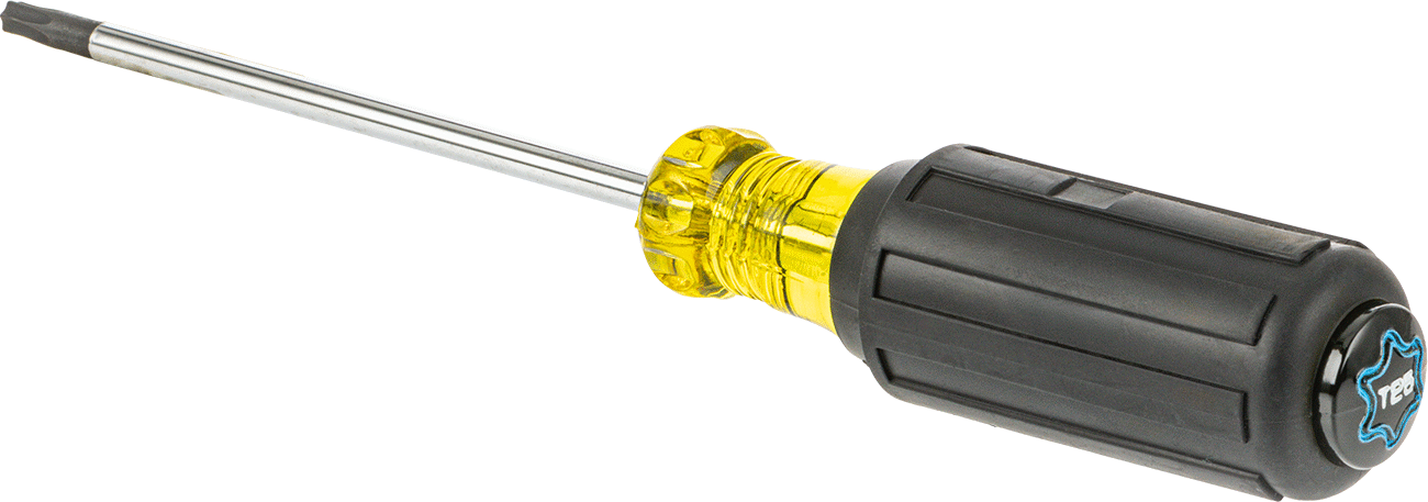 Yastıklı Tutamaklı Tornavida, T25 Torx Tahrik, 8-5/16" Toplam Uzunluk
