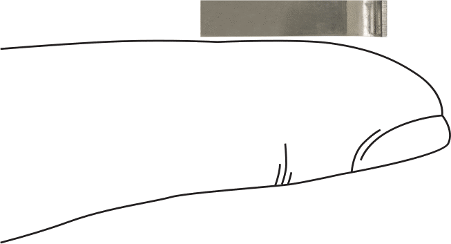Hassas Bıçak Bıçağı, 13/16“ Uzunluk x 3/16” Genişlik, Çelik