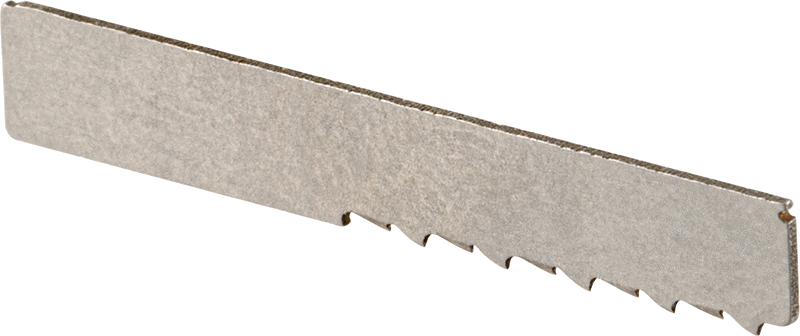 Hassas Bıçak Bıçağı, 1“ Uzunluk x 3/16” Genişlik, Çelik, Testere Bıçağı Kenarı