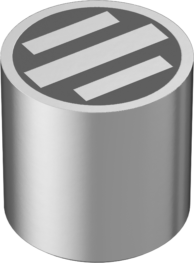 Kapalı Seramik Mıknatıs, 1-1/4" Kalınlık, 1-1/4" OD