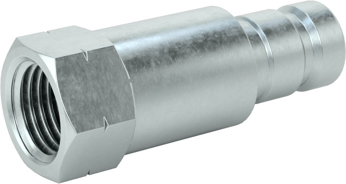 Basınç Testi için Hızlı Ayrılabilir Hortum Bağlantısı, Plug, 1/8 Kaplin Boyutu x 1/4 NPT Dişi