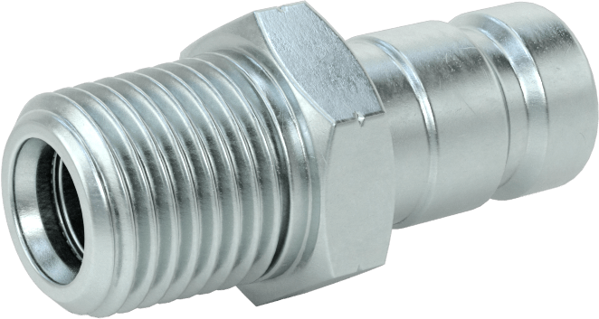 Basınç Testi için Hızlı Ayrılabilir Hortum Bağlantısı, Plug, 1/8 Kaplin Boyutu x 1/4 NPT Erkek