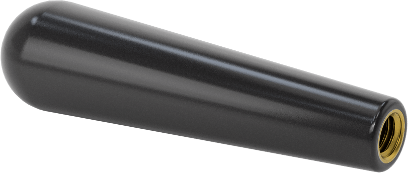 Plastik Konik Sap, Yüksek Sıcaklık, 3/8“-16 Boyutunda 5/8” Derinlikte Dişli, 3-7/8" Uzunluk