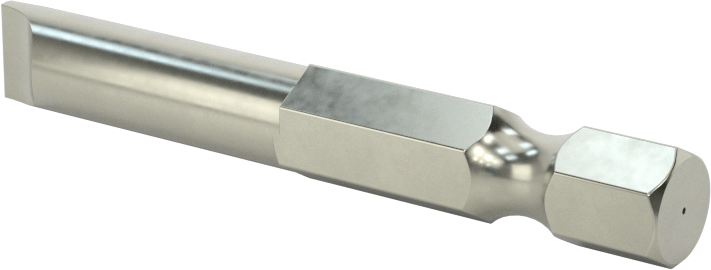 Yivli Uç, Elektrikli Aletler için 1/4" Altıgen Şaft, 1/4" Boyut, 2" Toplam Uzunluk