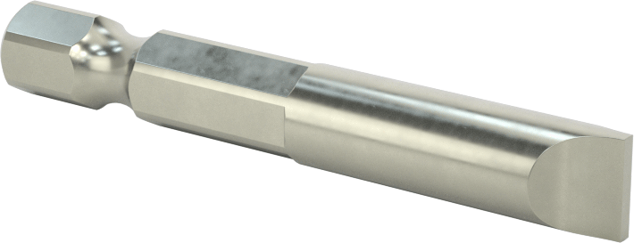Yivli Uç, Elektrikli Aletler için 1/4" Altıgen Şaft, 9/32" Boyut, 2" Toplam Uzunluk