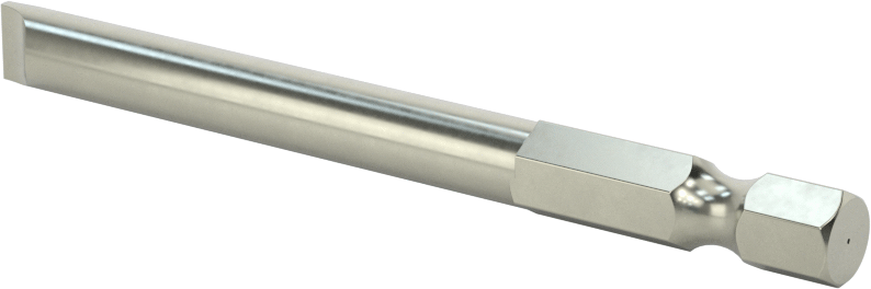 Yivli Uç, Elektrikli Aletler için 1/4" Altıgen Şaft, 1/4" Boyut, 3" Toplam Uzunluk