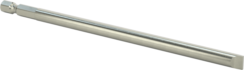 Yivli Uç, Elektrikli Aletler için 1/4" Altıgen Şaft, 9/32" Boyut, 6" Toplam Uzunluk