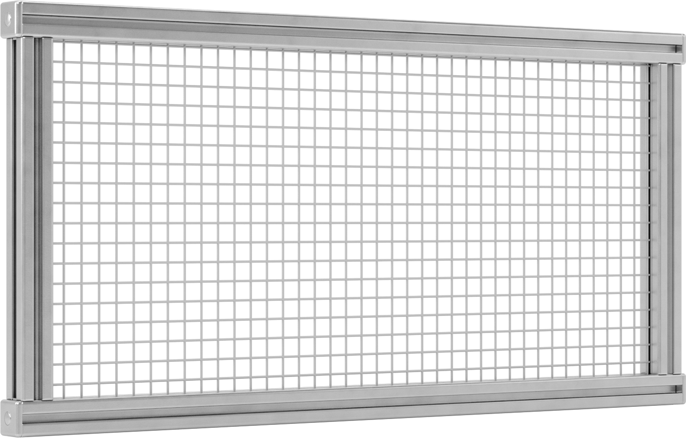 Makineye Monte T-Yivli Çerçeveleme Makinesi Koruyucusu, 1'0“ Yükseklik x 2'0” Genişlik, Tel Örgü Yapısı