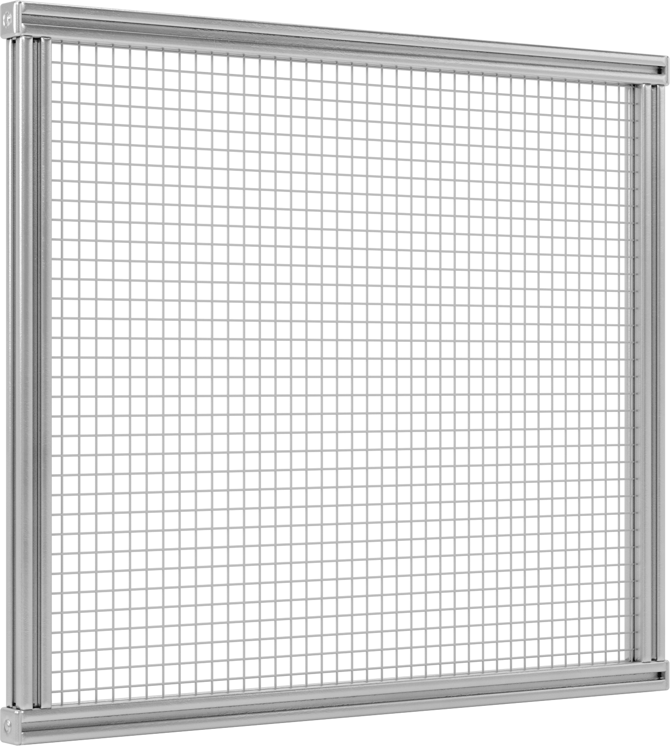 Makineye Monte T-Yivli Çerçeveleme Makinesi Koruyucusu, 1'9“ Yükseklik x 2'0” Genişlik, Tel Örgü Yapısı
