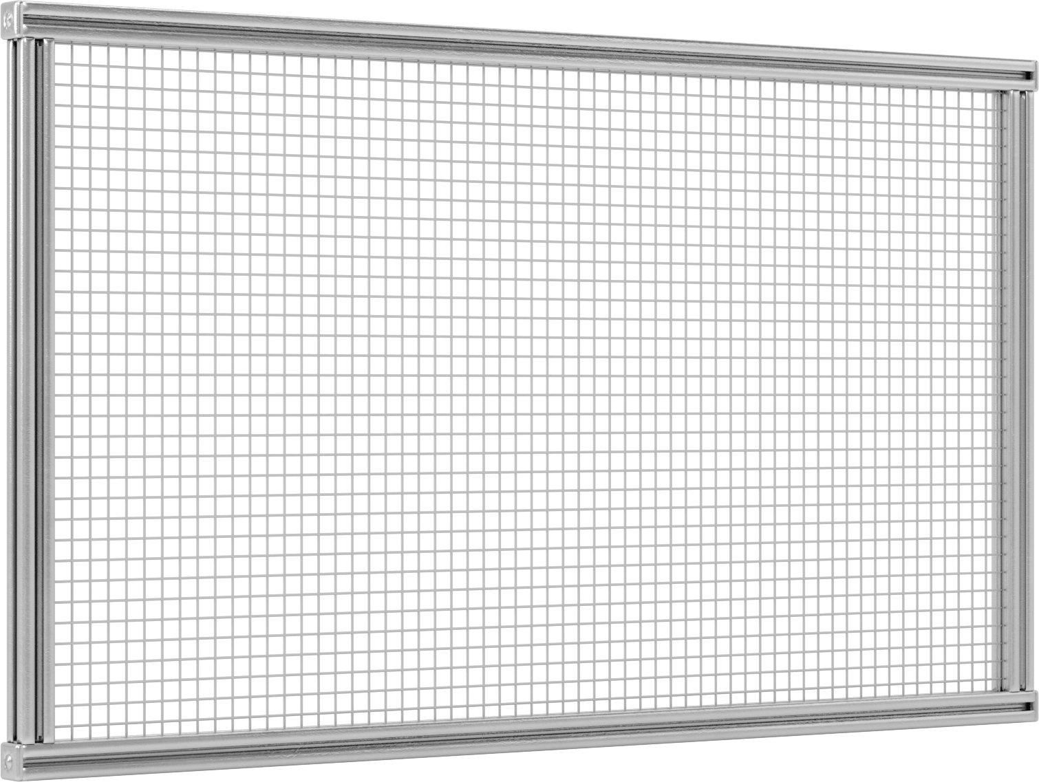Makineye Monte T-Yivli Çerçeveleme Makinesi Koruyucusu, 1'9“ Yükseklik x 3'0” Genişlik, Tel Örgü Yapısı