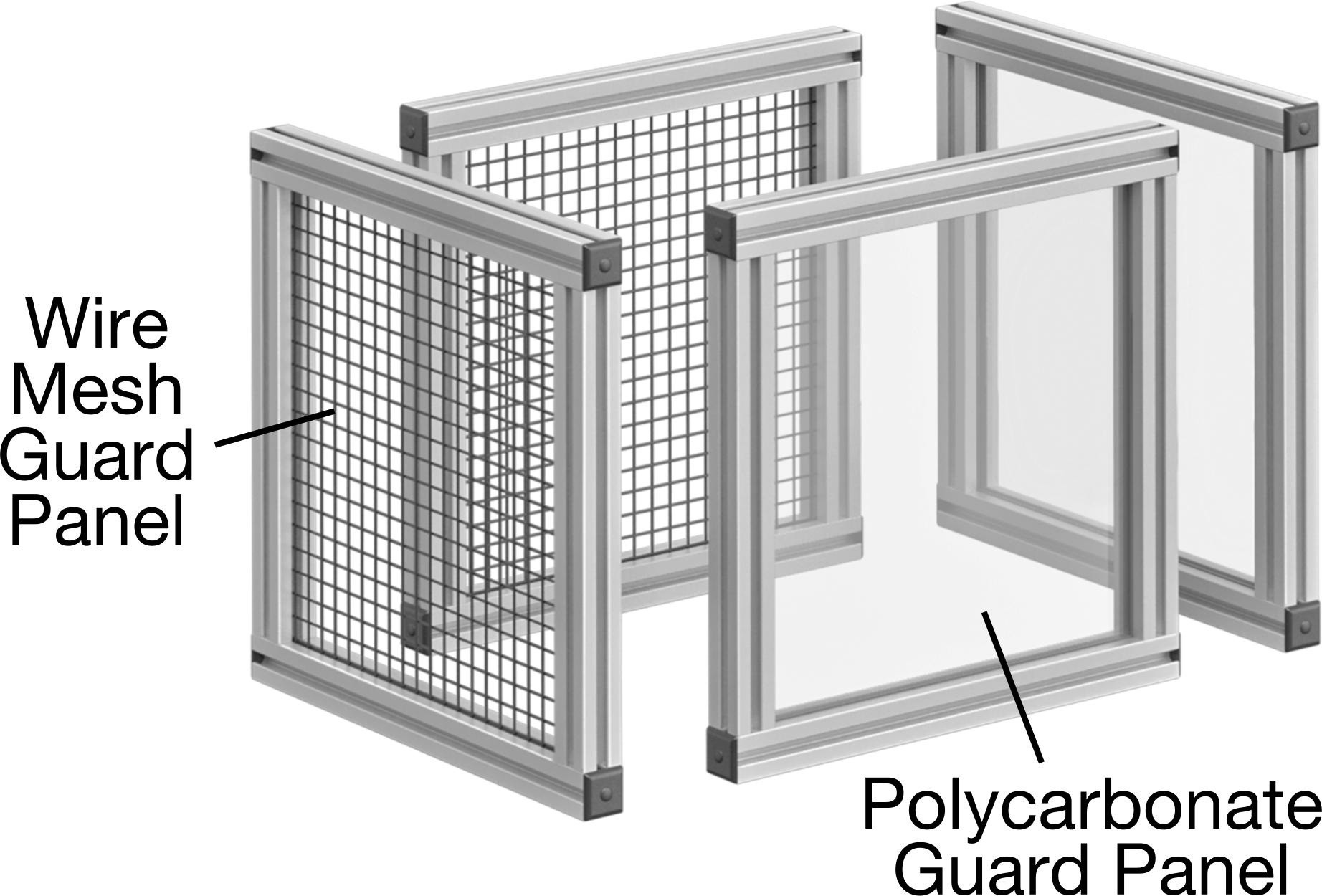 Makineye Monte T-Yivli Çerçeveleme Makinesi Koruyucusu, 1'9“ Yükseklik x 2'0” Genişlik, Katı Yapı