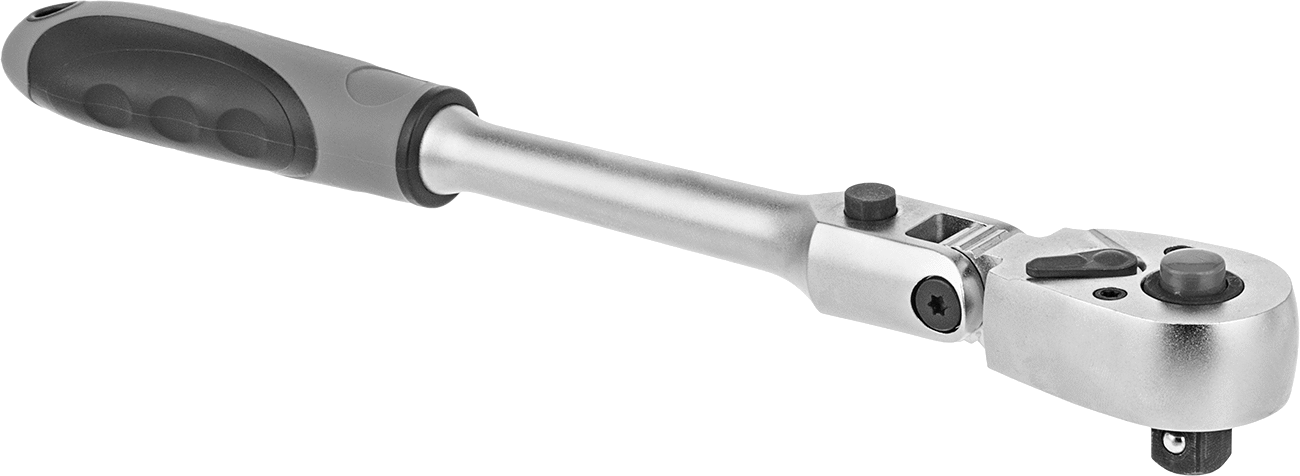 Esnek Başlı Cırcır Anahtarı, Hızlı Açma, 3/8" Kare Tahrik, 9-5/8" Toplam Uzunluk