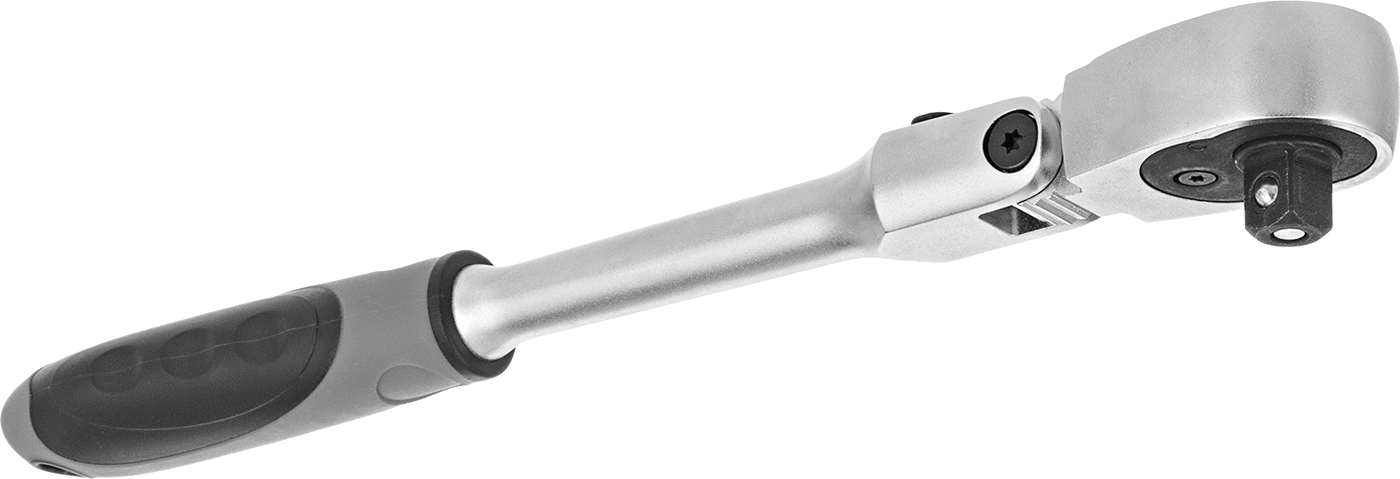 Esnek Başlı Cırcır Anahtarı, Hızlı Açma, 3/8" Kare Tahrik, 9-5/8" Toplam Uzunluk