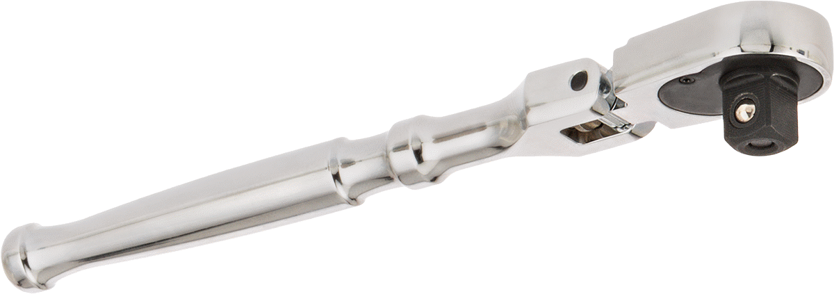 Esnek Başlı Cırcır Anahtarı, 3/8" Kare Tahrik, 6-5/8" Toplam Uzunluk