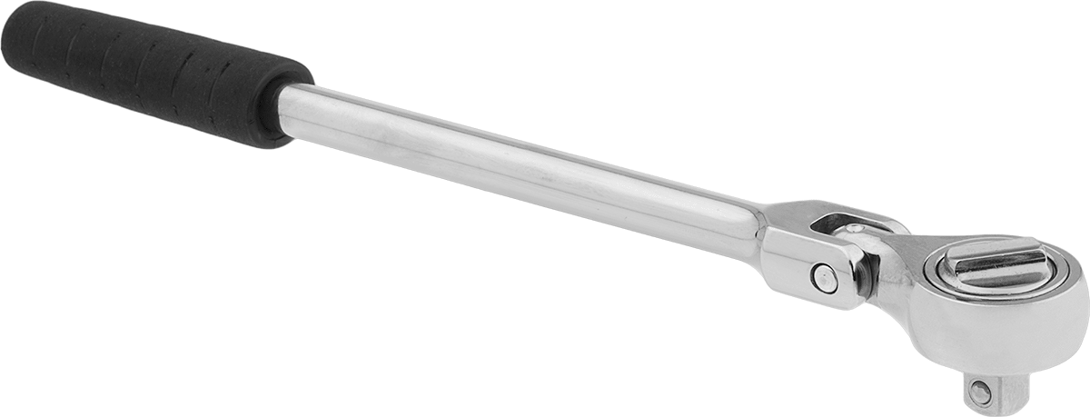 Esnek Başlı Cırcır Anahtarı, 3/8" Kare Tahrik, 10-3/4" Toplam Uzunluk