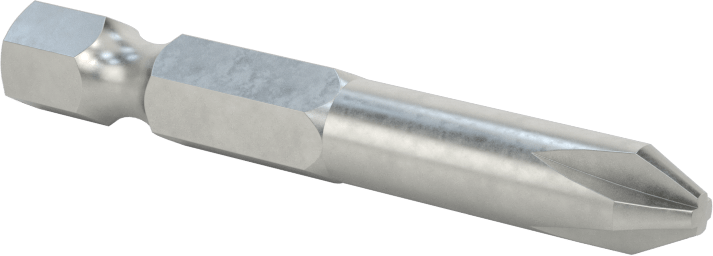 Phillips Ucu, Elektrikli Aletler için 1/4" Altıgen Şaft, Numara 2 Boyut, 2" Toplam Uzunluk