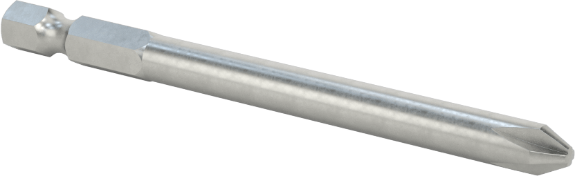 Phillips Ucu, Elektrikli Aletler için 1/4" Altıgen Şaft, Numara 2 Boyut, 3-1/2" Uzunluk