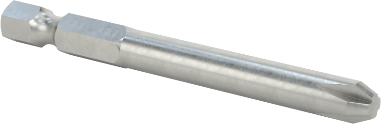 Phillips Ucu, Elektrikli Aletler için 1/4" Altıgen Şaft, 3 Boyutu, 2-3/4" Uzunluk