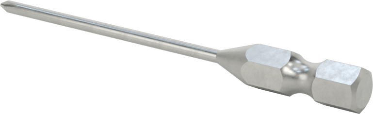 Phillips Ucu, Elektrikli Aletler için 1/4" Altıgen Şaft, 00 Numaralı Boyut, 2,75 inç Uzunluk