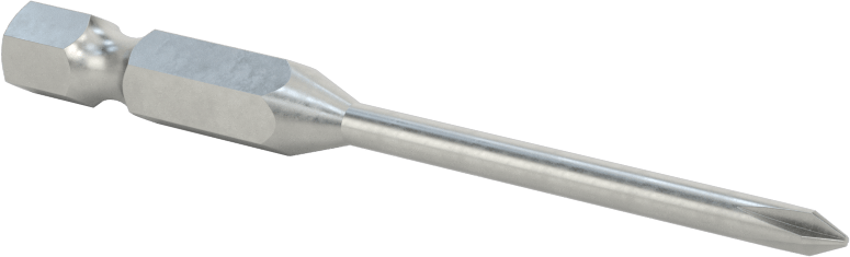 Phillips Ucu, Elektrikli Aletler için 1/4" Altıgen Şaft, 0 Numaralı Boyut, 2-3/4" Uzunluk