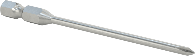 Phillips Ucu, Elektrikli Aletler için 1/4" Altıgen Şaft, 0 Numaralı Boyut, 3-1/2" Uzunluk