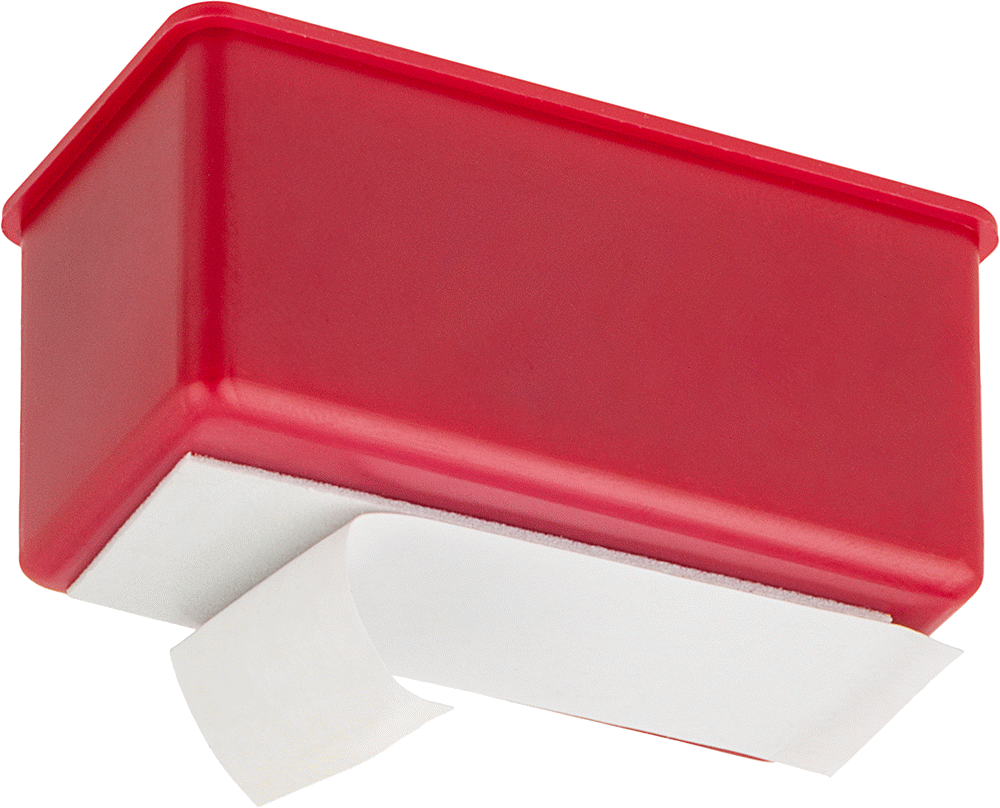 Şırınga İğneleri ve Şırıngalar için Kesici Uç Tutucu, 3 Şırınga için, 1-1/2“ Yükseklik x 3” Genişlik x 1-1/2" Derinlik